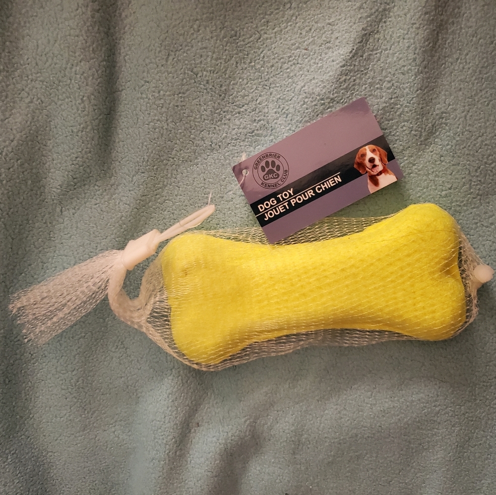 Dog toy bone